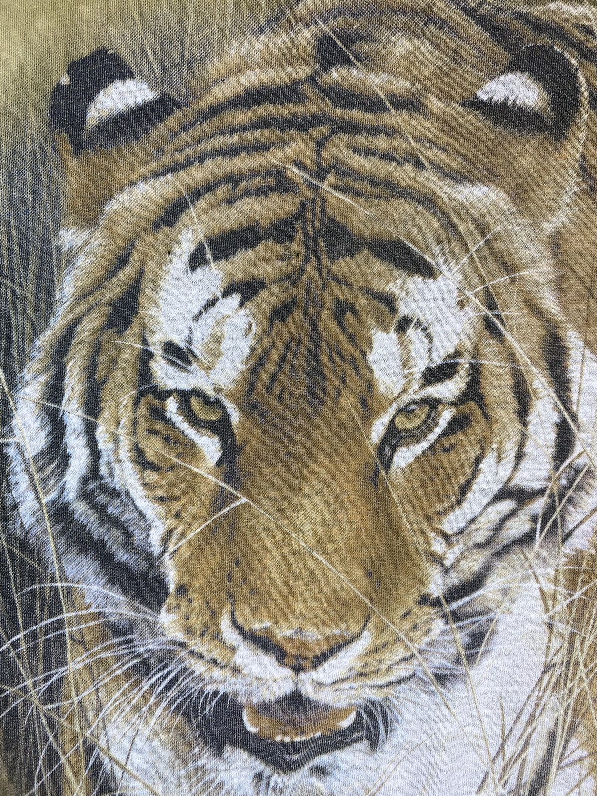 Designer × The Mountain Vintage 90s The Mountain Tiger Print Tee Size US XL / EU 56 / 4 - 7 Thumbnail