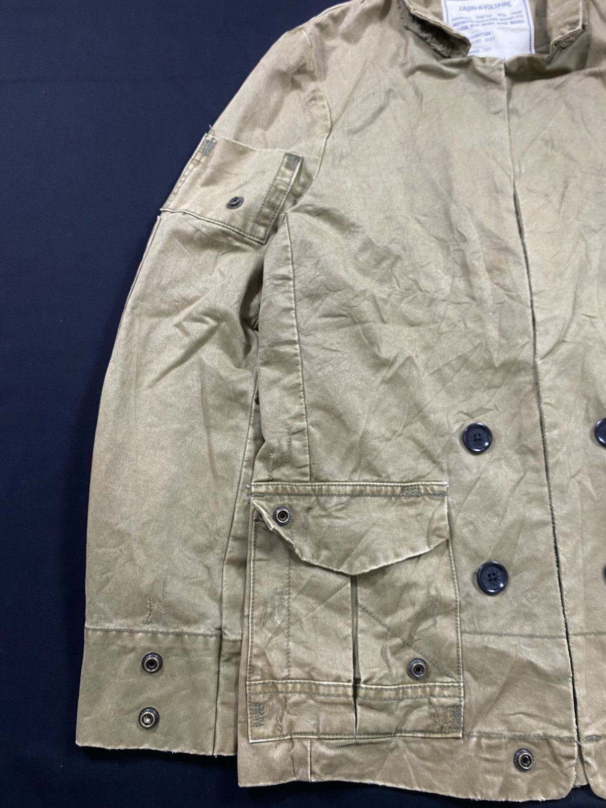 If Six Was Nine Military Jacket Punk Distressed Taxi driver style Size US M / EU 48-50 / 2 - 5 Thumbnail
