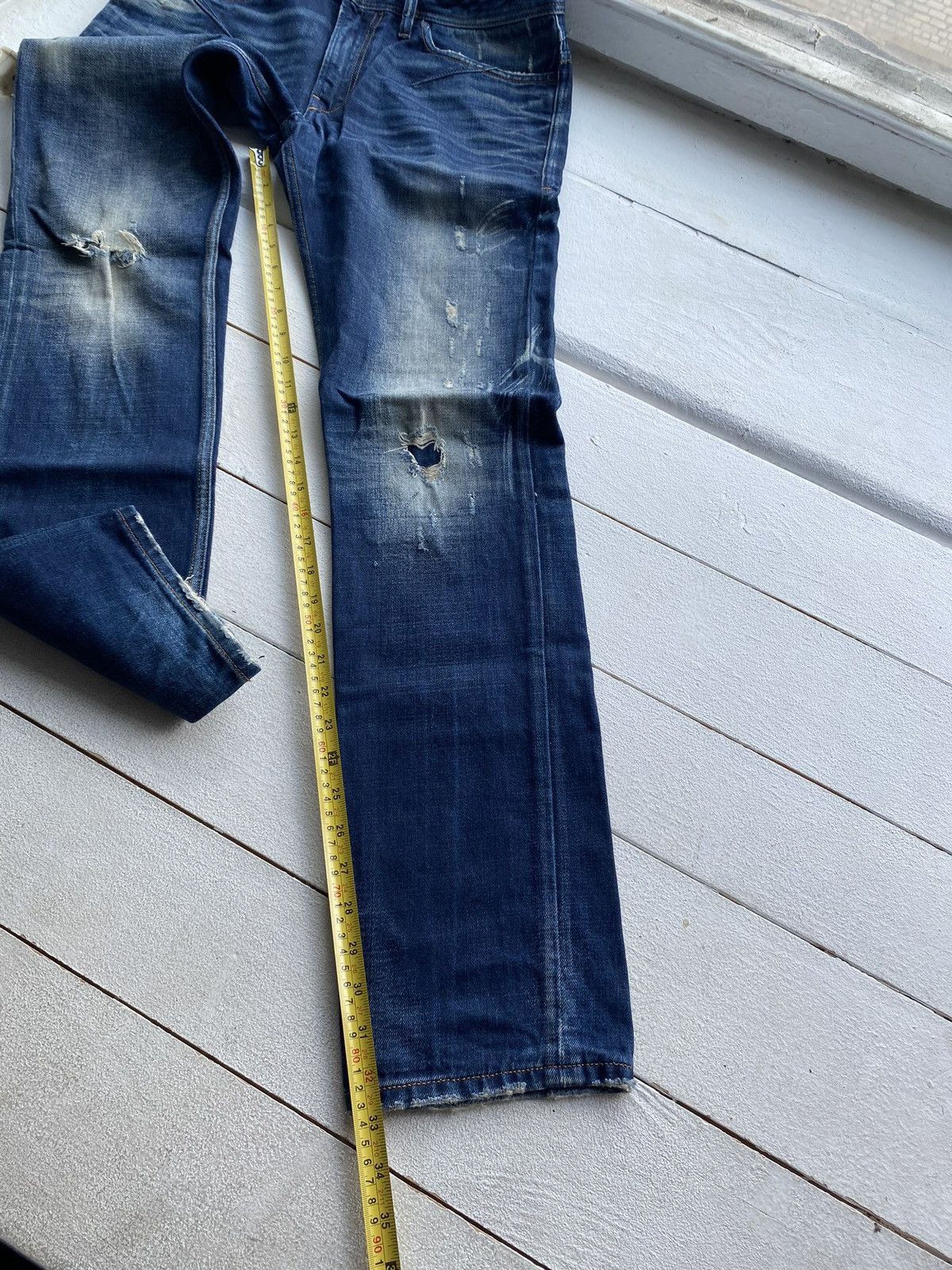 Diesel × Vintage 🔥Opium Diesel Punk Mens Gothic Emo Distressed Jeans Rare Size US 32 / EU 48 - 10 Thumbnail