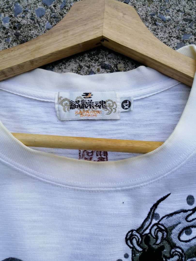 Designer × Japanese Brand Karakuri Tamashi Embroidered Dragon Longsleeve Tee Size US L / EU 52-54 / 3 - 4 Thumbnail