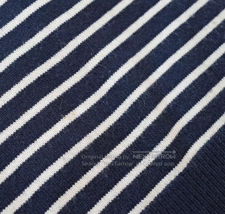 Saint Laurent Paris Saint Laurent Paris Striped Cashmere High Neck Sweater i Size US M / EU 48-50 / 2 - 5 Thumbnail