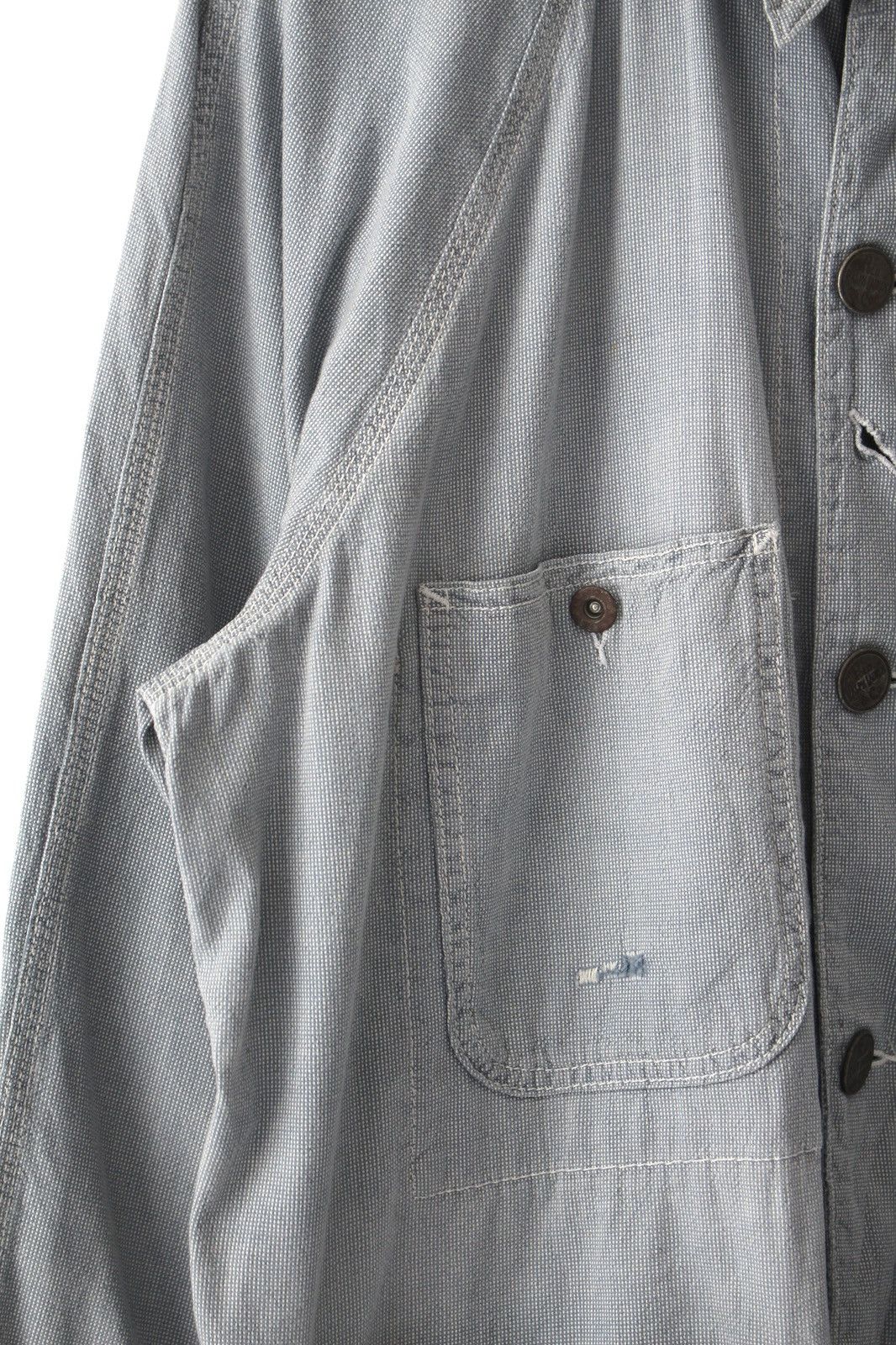 Polo Ralph Lauren 2000S POLO RALPH LAUREN DISTRESSED PATCHWORK CHORE JACKET Size US L / EU 52-54 / 3 - 10 Thumbnail