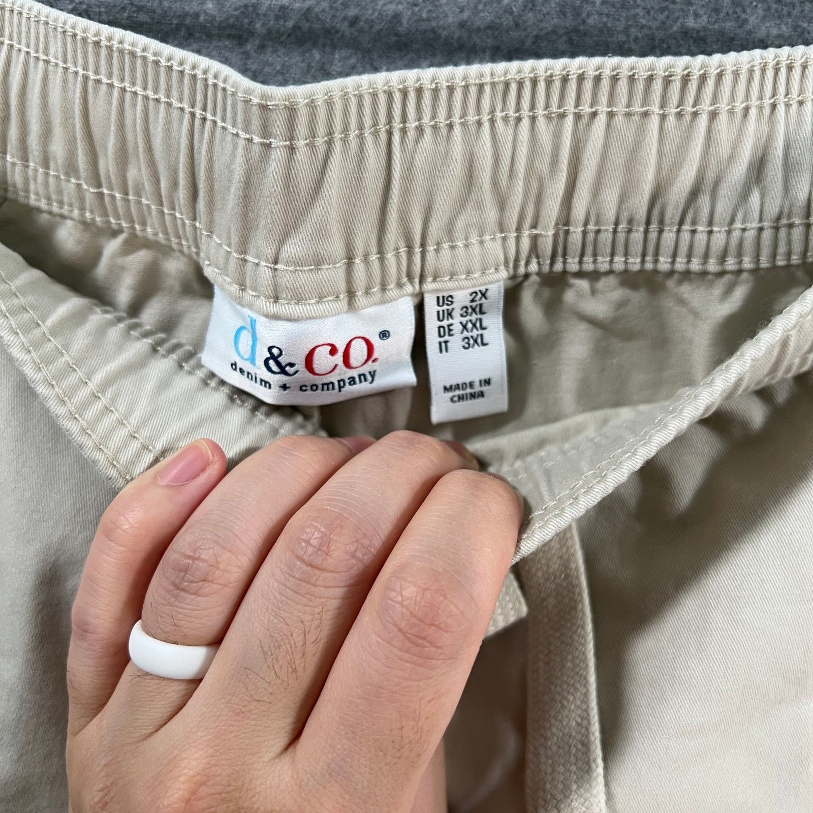 Other Denim & Co. Regular Casual EasyWear Twill Pull-On Size 40" / US 18 - 3 Thumbnail
