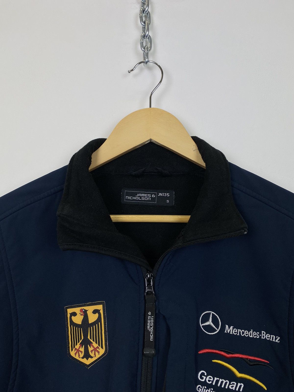 Mercedes-Benz Vintage James & Nicholson Mercedes-Benz Racing Jacket Blue Size US S / EU 44-46 / 1 - 6 Thumbnail