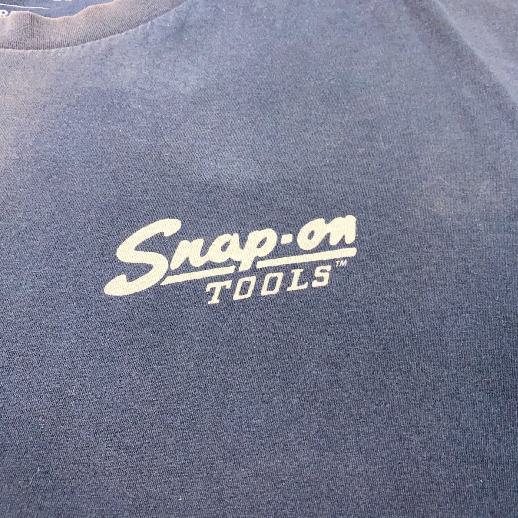 Vintage Snap-On Tools Shirt Mens 2X Black Biker Motorcycle Graphic Print Crew Neck Cotton Jersey T-Shirt Size US XXL / EU 58 / 5 - 2 Thumbnail