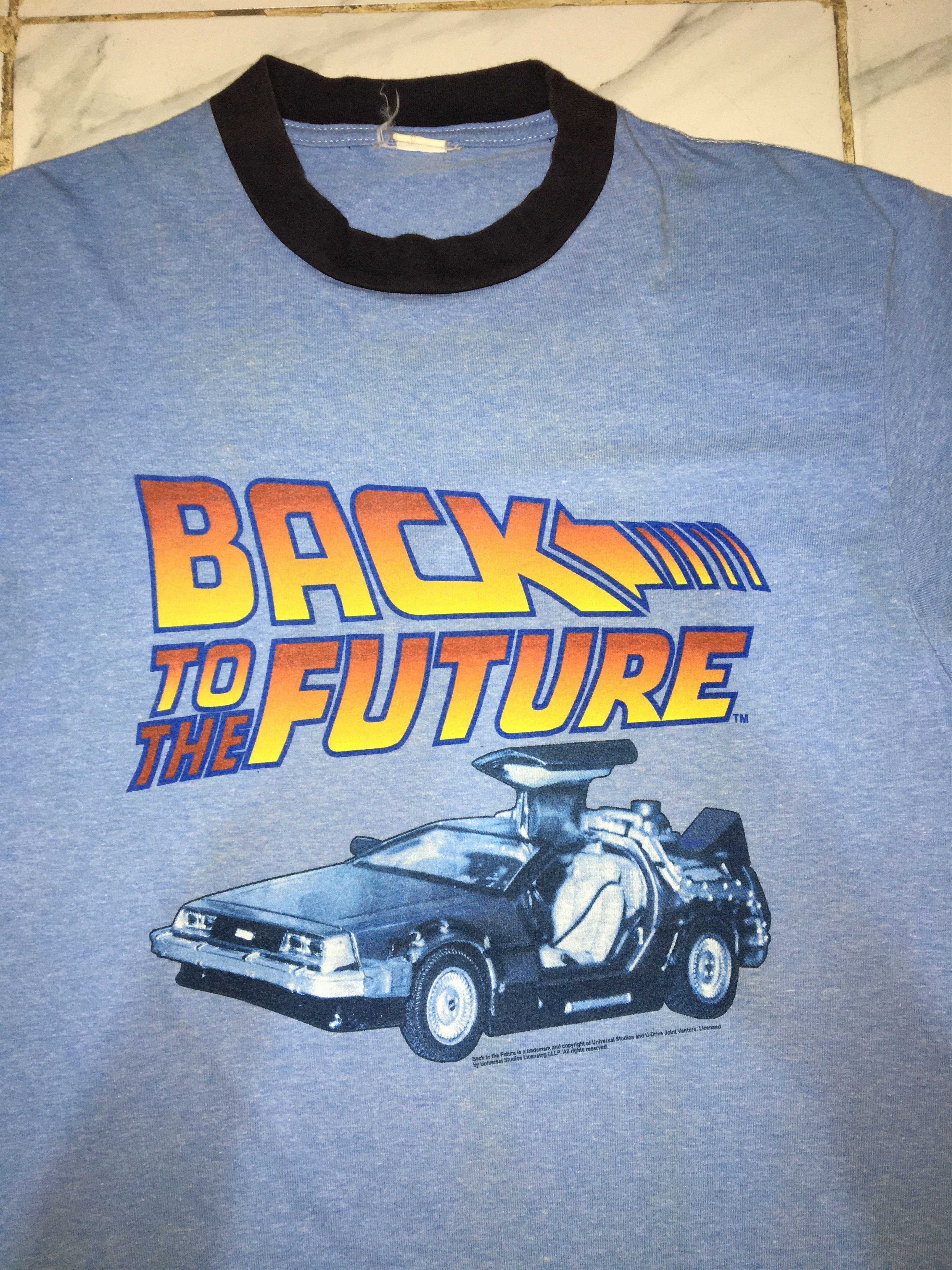 Vintage Vintage BACK TO THE FUTURE Ringer Tee Size US M / EU 48-50 / 2 - 2 Thumbnail