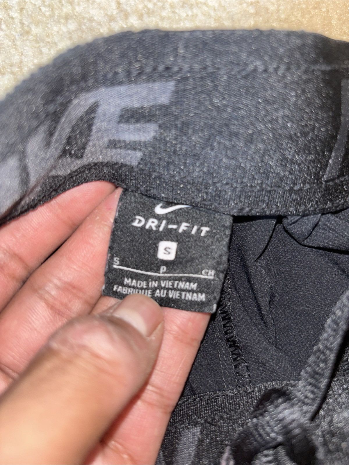 Nike Nike Dri-Fit Mens Small Black Blue Training Shorts Size US 30 / EU 46 - 3 Thumbnail