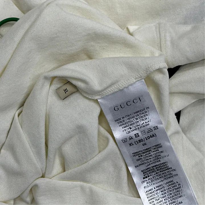 Gucci Gucci Gucci FW23 Logo Embroidered Short Sleeve T-Shirt -25 Size US XL / EU 56 / 4 - 3 Thumbnail