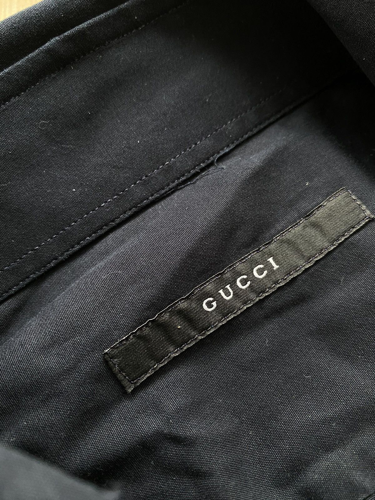 Gucci Gucci Vintage button up ls shirt Size US M / EU 48-50 / 2 - 4 Thumbnail