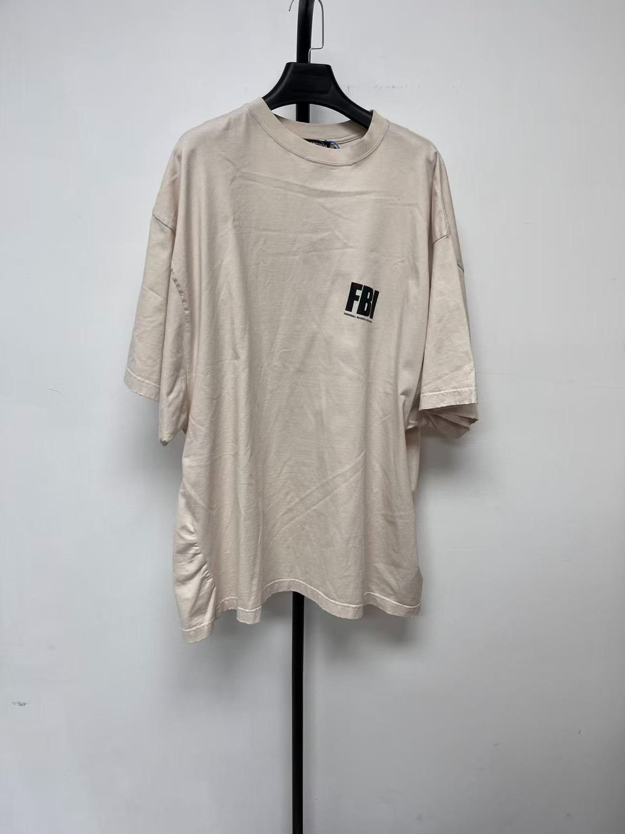 Balenciaga Balenciaga Logo Print Crewneck Short-Sleeve T-Shirt Size US L / EU 52-54 / 3 - 1 Thumbnail