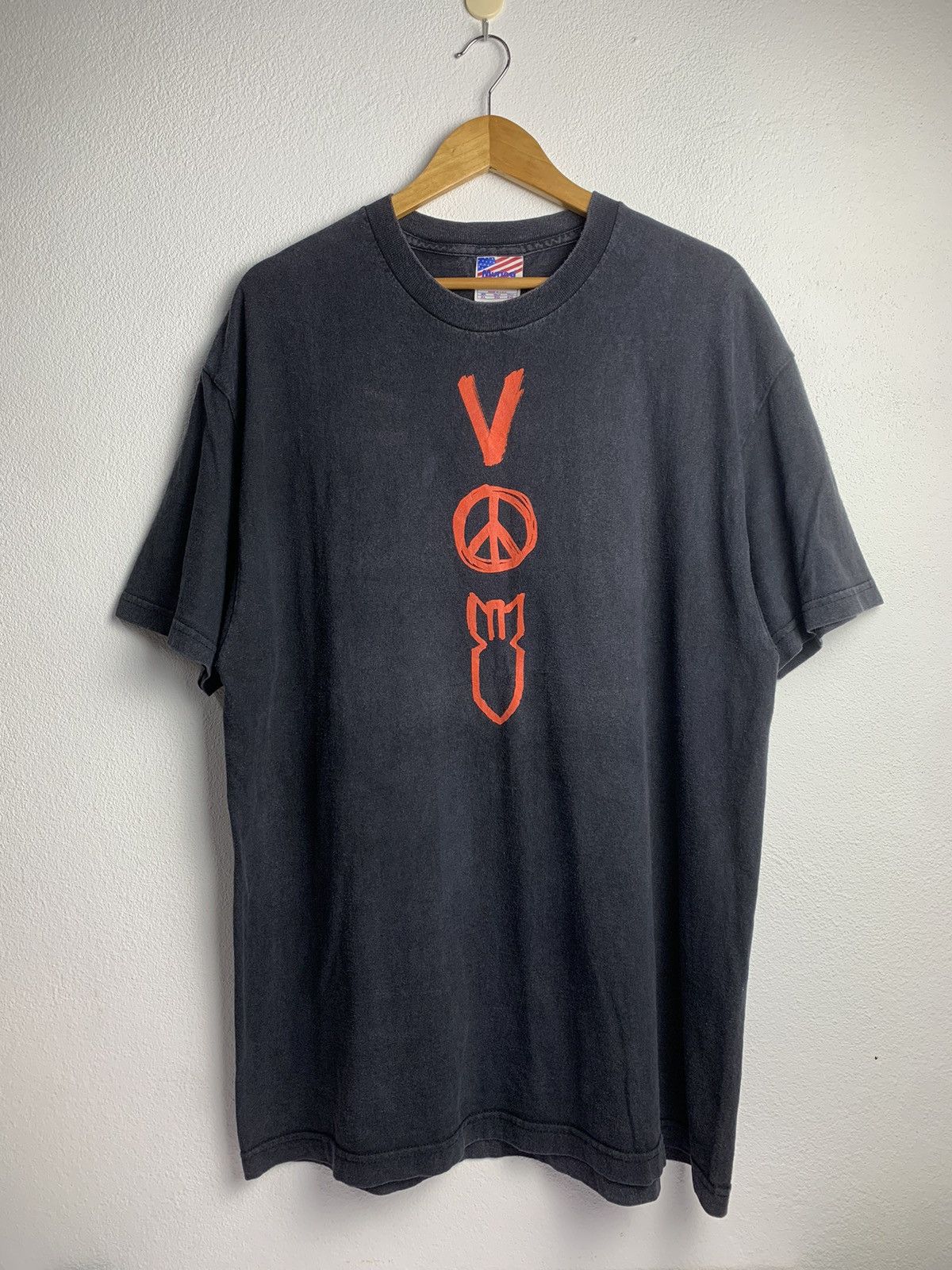Band Tees × Vintage Rare Vintage U2 Vertigo Tour 05 Uneven Faded Size US XL / EU 56 / 4 - 1 Thumbnail