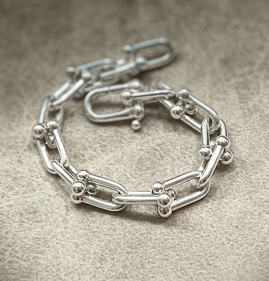 Tiffany & Co. Small Link Silver Bracelet Size ONE SIZE - 2 Thumbnail
