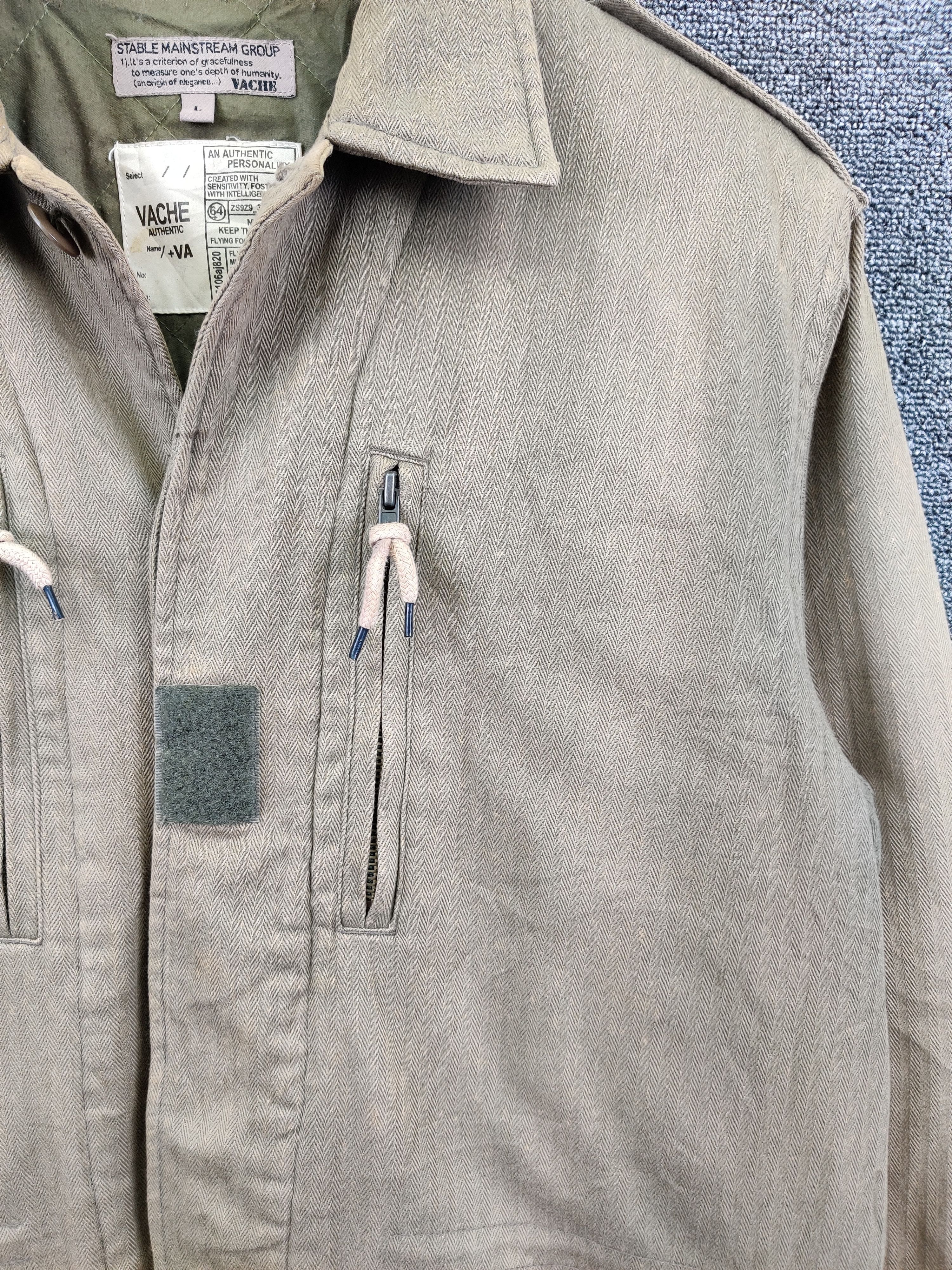Vintage Vintage French Authentic OG Military Jacket Olive Green Size US L / EU 52-54 / 3 - 5 Thumbnail