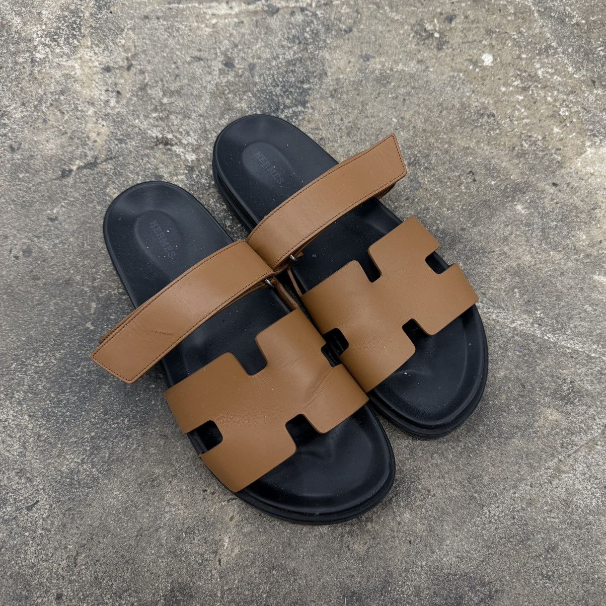 Hermes Hermes CHYPRE SANDAL Size US 11 / EU 44 - 1 Thumbnail