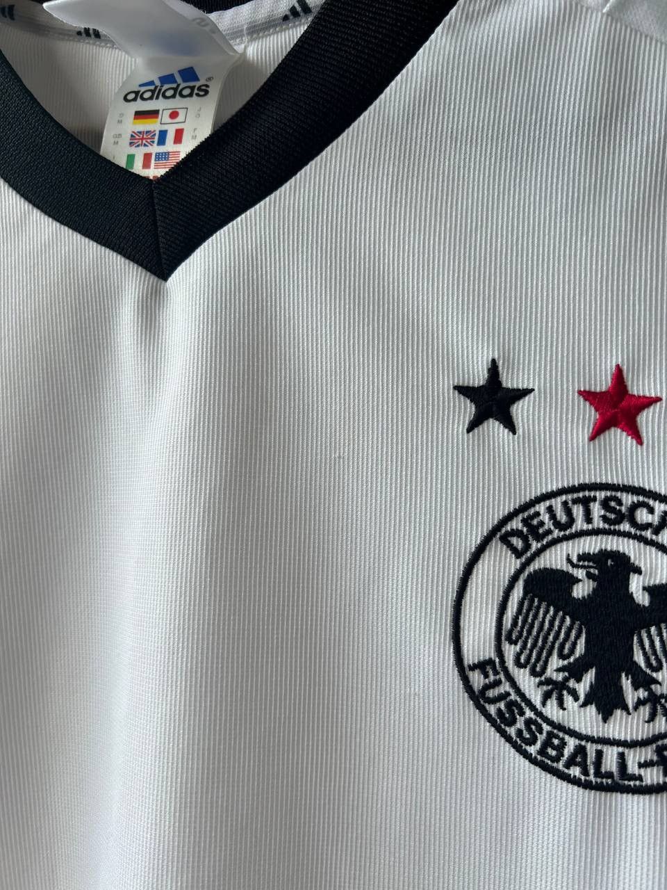 Vintage 2002/4 GERMANY TEAM HOME SOCCER JERSEY FOOTBALL SHIRT ADIDAS Size US M / EU 48-50 / 2 - 5 Thumbnail