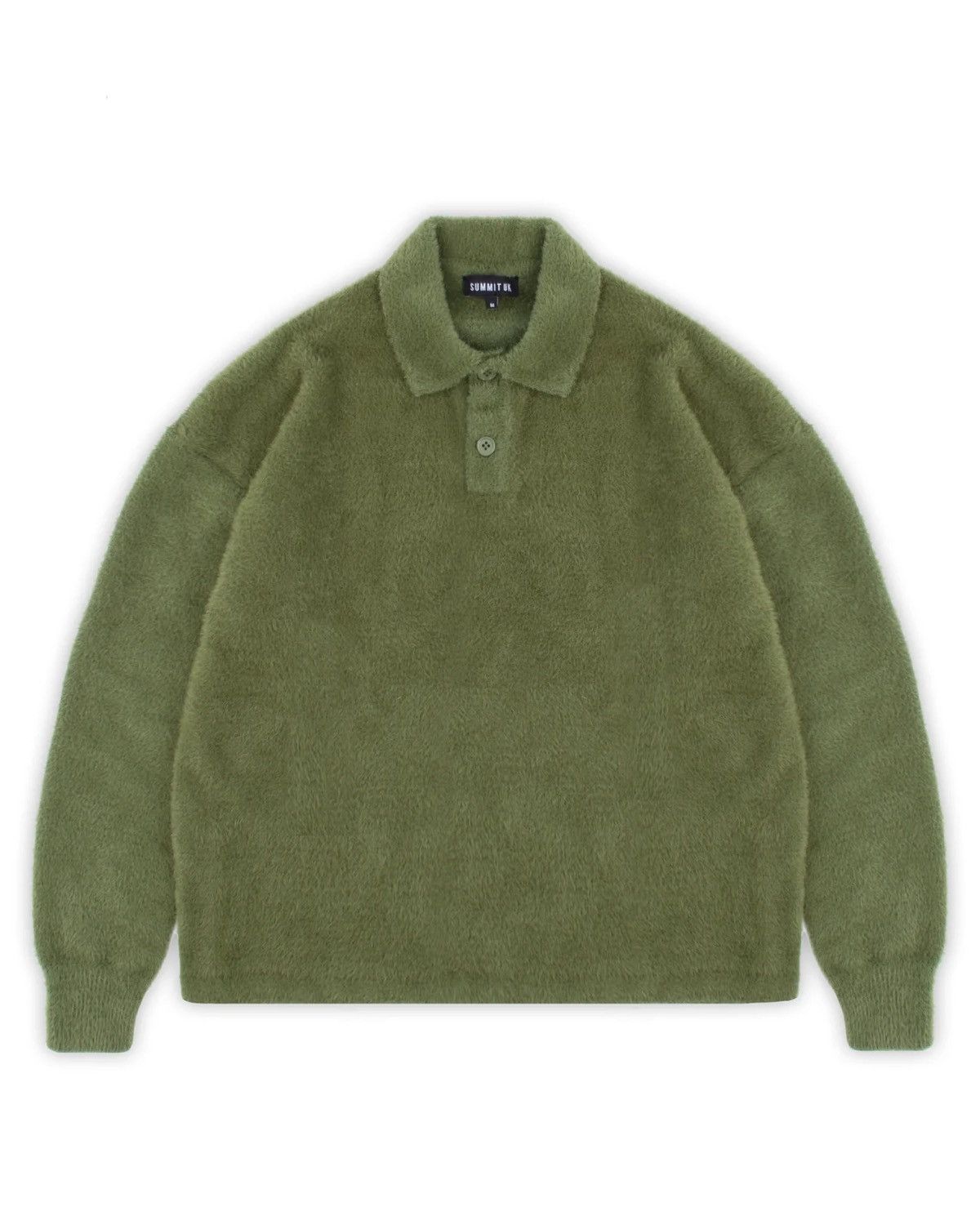 Summit Clothing Knit Polo Olive Size S Size US S / EU 44-46 / 1 - 1 Thumbnail