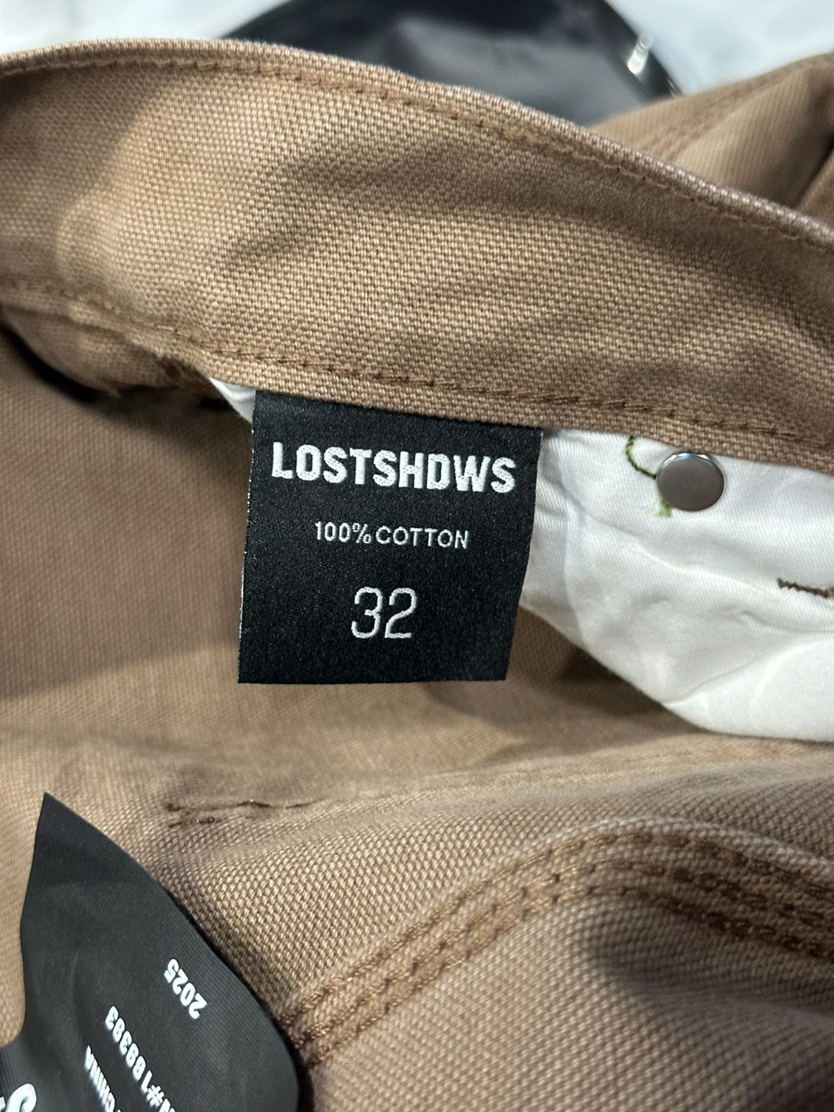 LOSTSHDWS ost SHDWS "Detachable Double Knee" Cork Carpenter Jeans Size US 32 / EU 48 - 2 Thumbnail