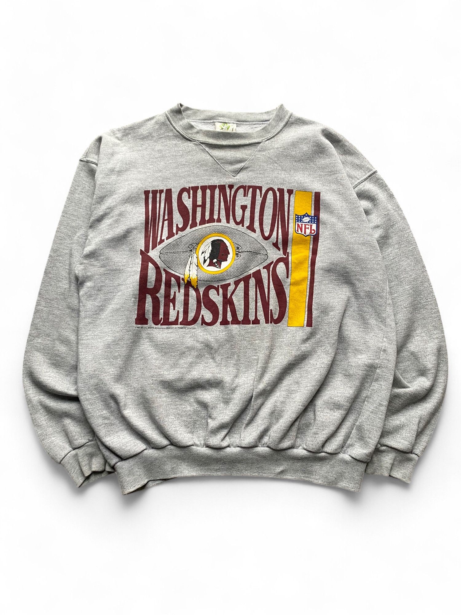NFL × Vintage Vintage 1991 SportsFan Washington Redskins NFL Sweatshirt Size US XL / EU 56 / 4 - 1 Thumbnail