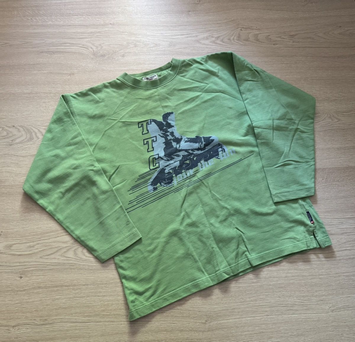 Vintage Vintage 90’s Tom Tailor y2k Skateboarding Long Sleeve Size US L / EU 52-54 / 3 - 1 Thumbnail