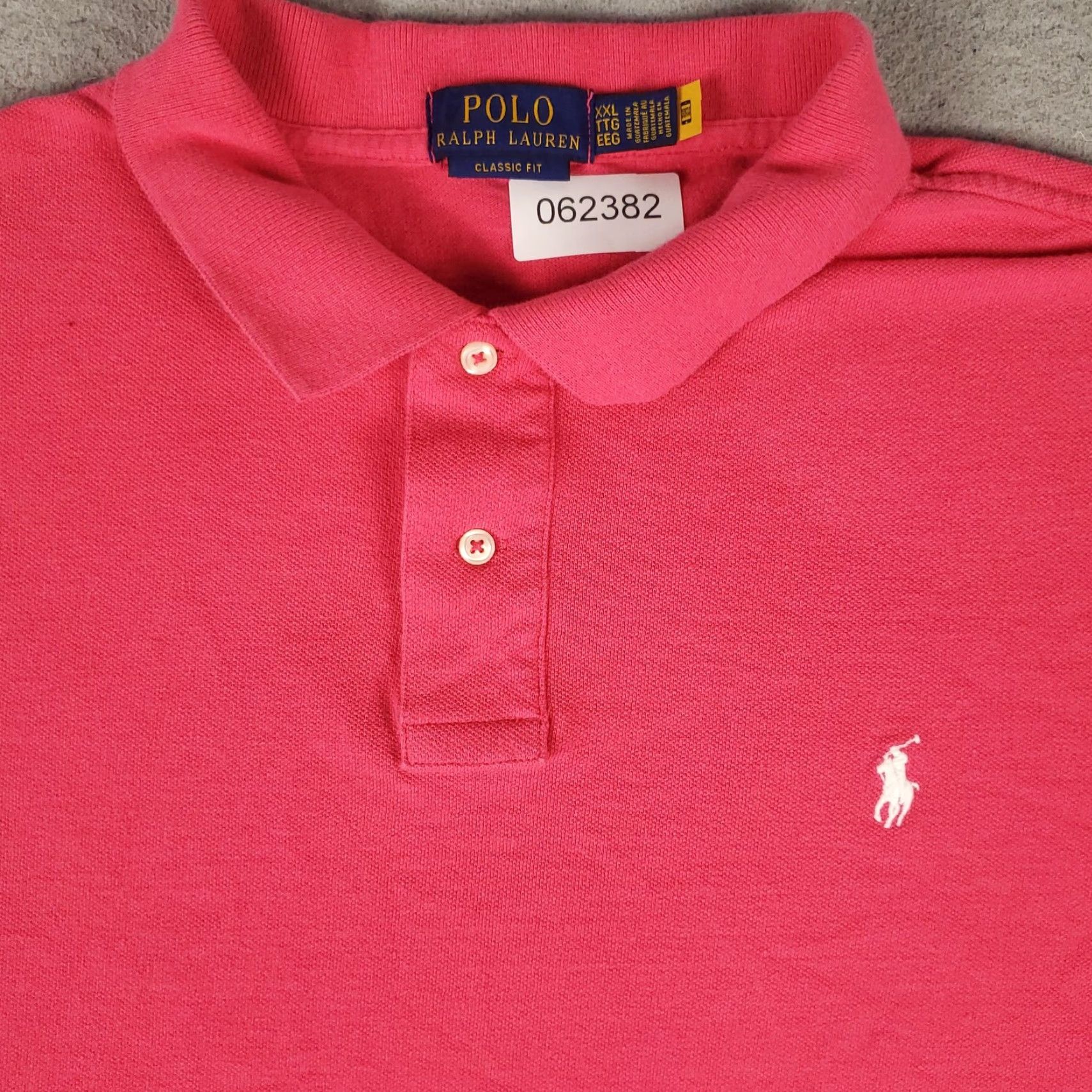 Polo Ralph Lauren VINTAGE Polo Ralph Lauren Shirt Mens 2XL Pink Short Sleeve Classic Fit Embroidered Casual Clothing Size US XXL / EU 58 / 5 - 3 Thumbnail