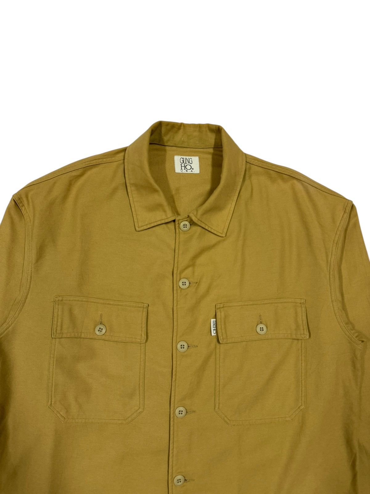 Mister Freedom × Toyo Enterprises Gung Ho Usa Cotton Chef Shirt jacket Size US M / EU 48-50 / 2 - 3 Thumbnail