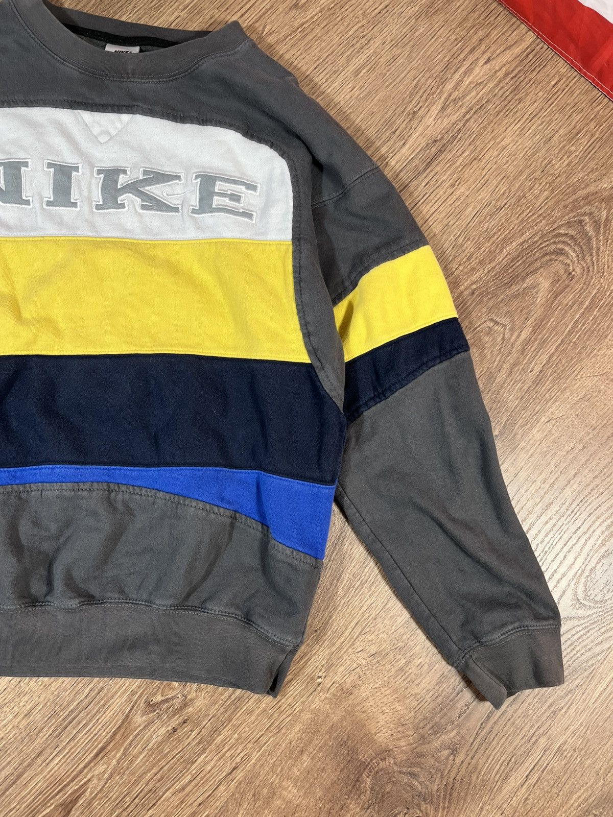Vintage Vintage Nike Multicoloured Sweatshirt 90s Size US L / EU 52-54 / 3 - 3 Thumbnail