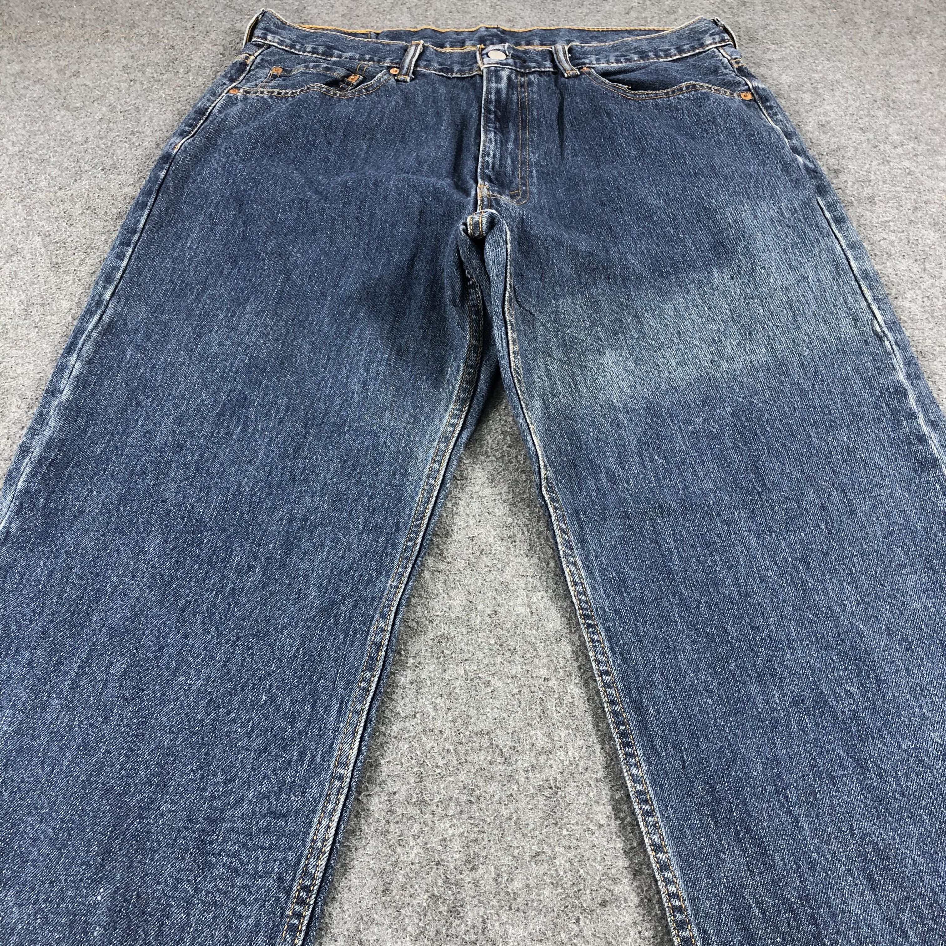 Levi's Vintage Levis Jeans Lot 550 Faded Blue Denim-J999 Size US 36 / EU 52 - 3 Thumbnail