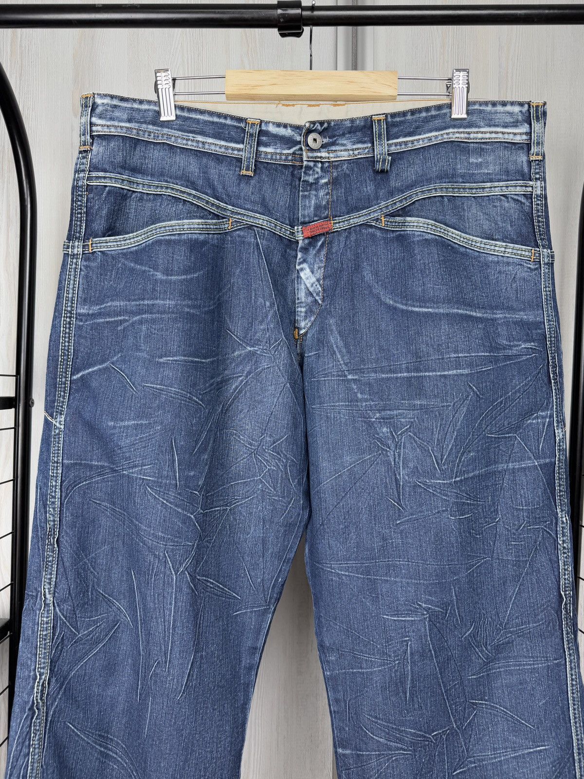 Marithe + Francois Girbaud Marithe Francois Girbaud vintage sk8 rap baggy denim jeans Size US 38 / EU 54 - 3 Thumbnail