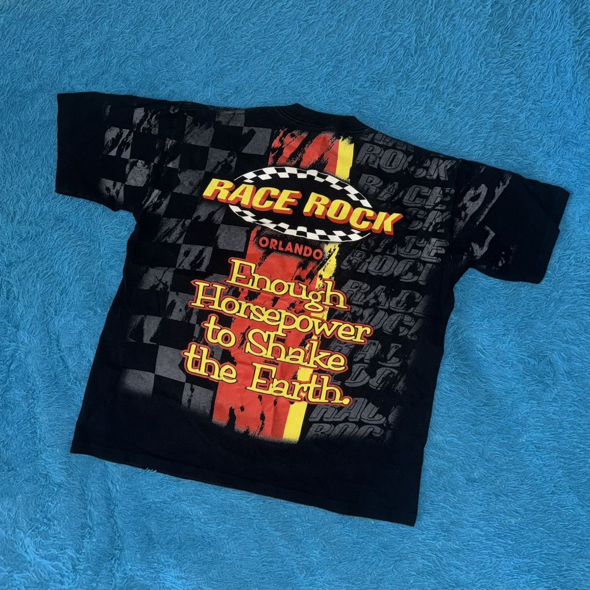NASCAR VINTAGE OVER PRINT SINGLE STITCH RACE ROCK NASCAR T-SHIRT Size US XL / EU 56 / 4 - 8 Thumbnail