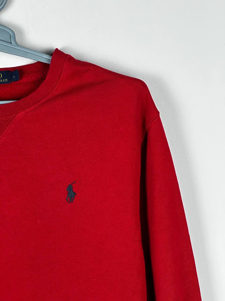 Polo Ralph Lauren Vintage Polo Ralph Lauren Red Sweatshirt Size US L / EU 52-54 / 3 - 4 Thumbnail