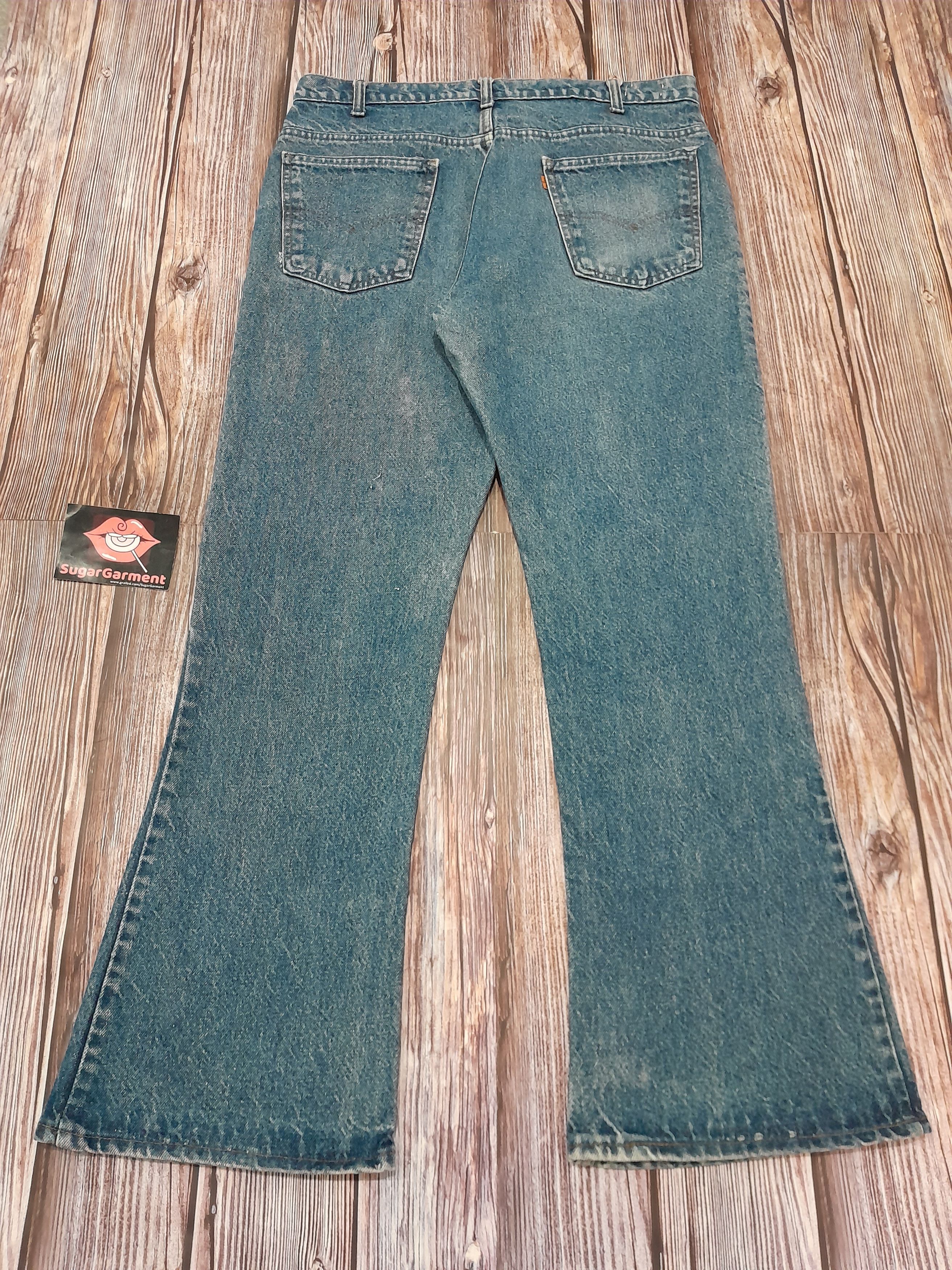 Levi's Levis 646 Flare Bell Bottom Orange Tab Vintage Size US 34 / EU 50 - 12 Thumbnail
