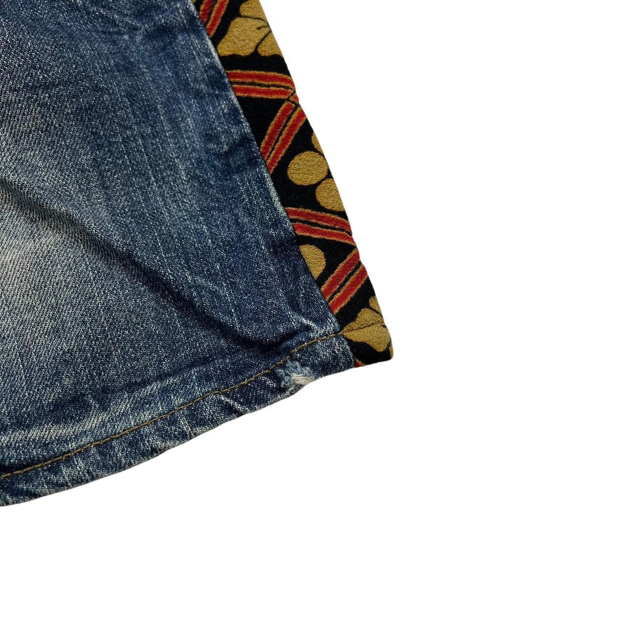 Karakuri Tamashii Karakuri Tamashii Embroidered Dragon Denim Shorts - Waist 30 Size US 30 / EU 46 - 8 Thumbnail