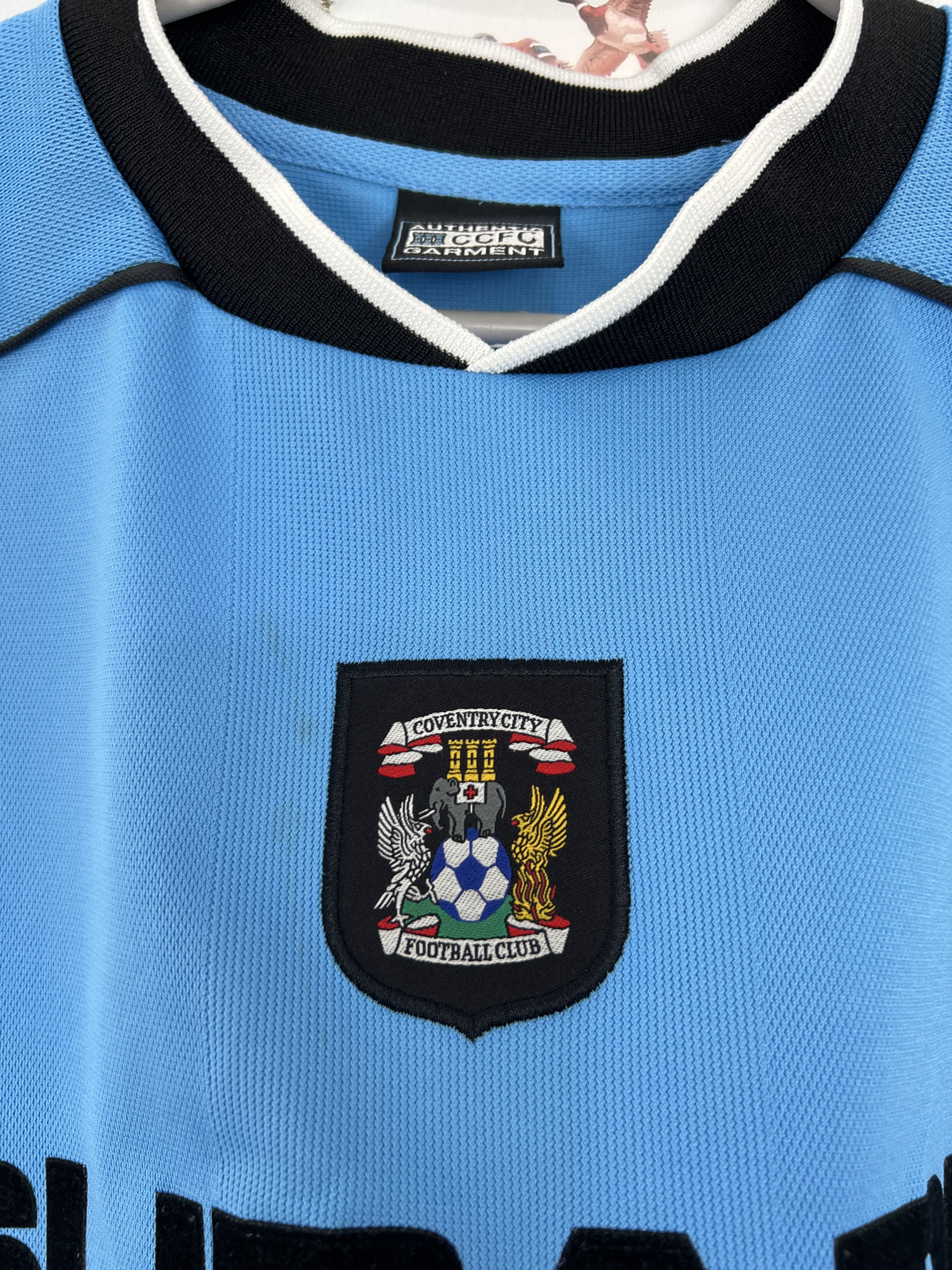 Vintage Coventry City Home football shirt 2001 Soccer Blue Jersey Size US XL / EU 56 / 4 - 5 Thumbnail