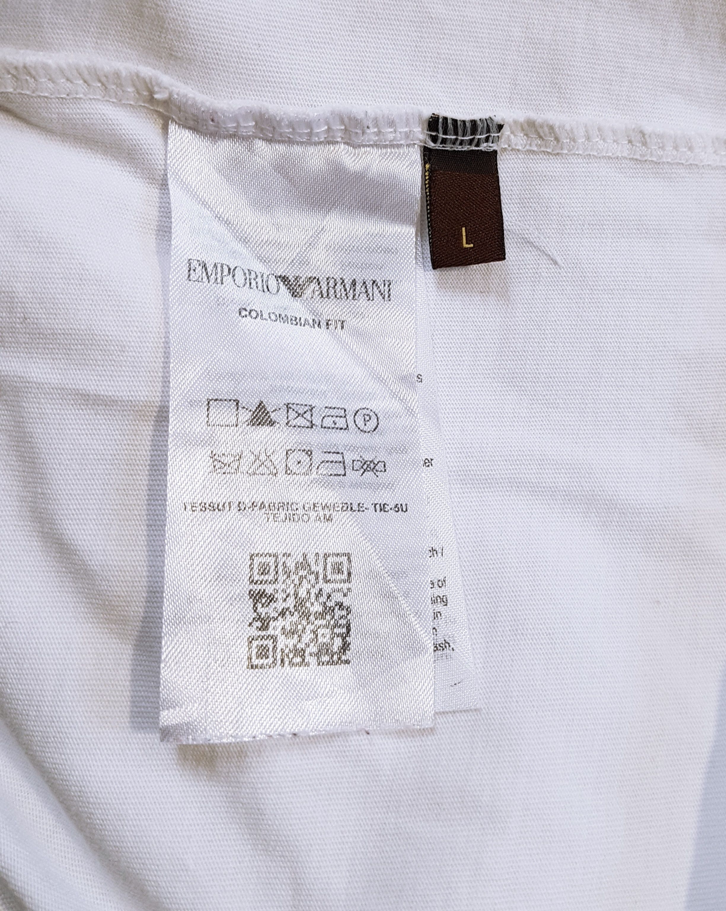 Emporio Armani Emporio Armani Big Logo T-Shirt sz L Size US L / EU 52-54 / 3 - 9 Thumbnail