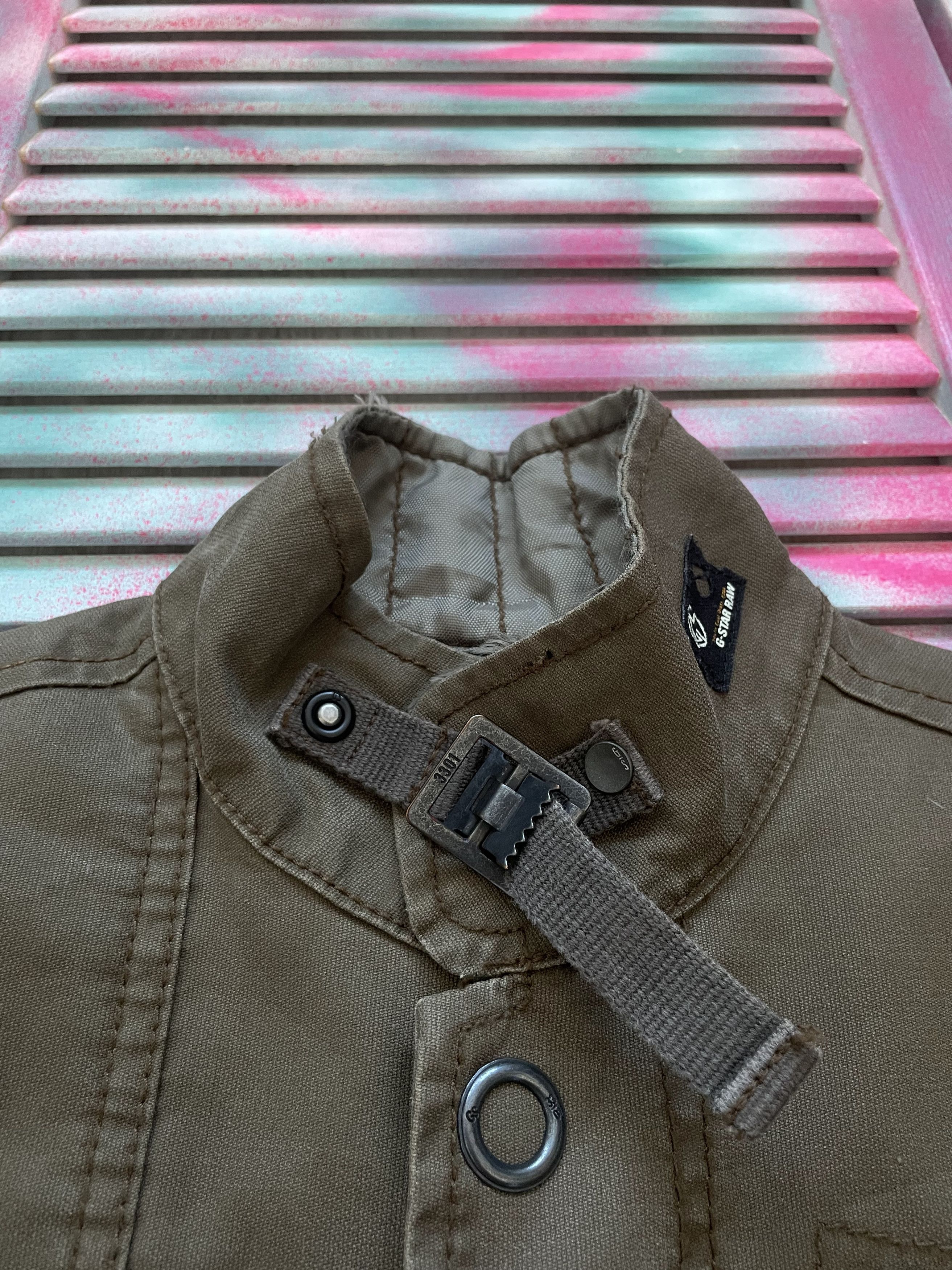 G-Star Vintage G-Star Raw Biker Style Women's Jacket Streetwear Size L / US 10 / IT 46 - 9 Thumbnail