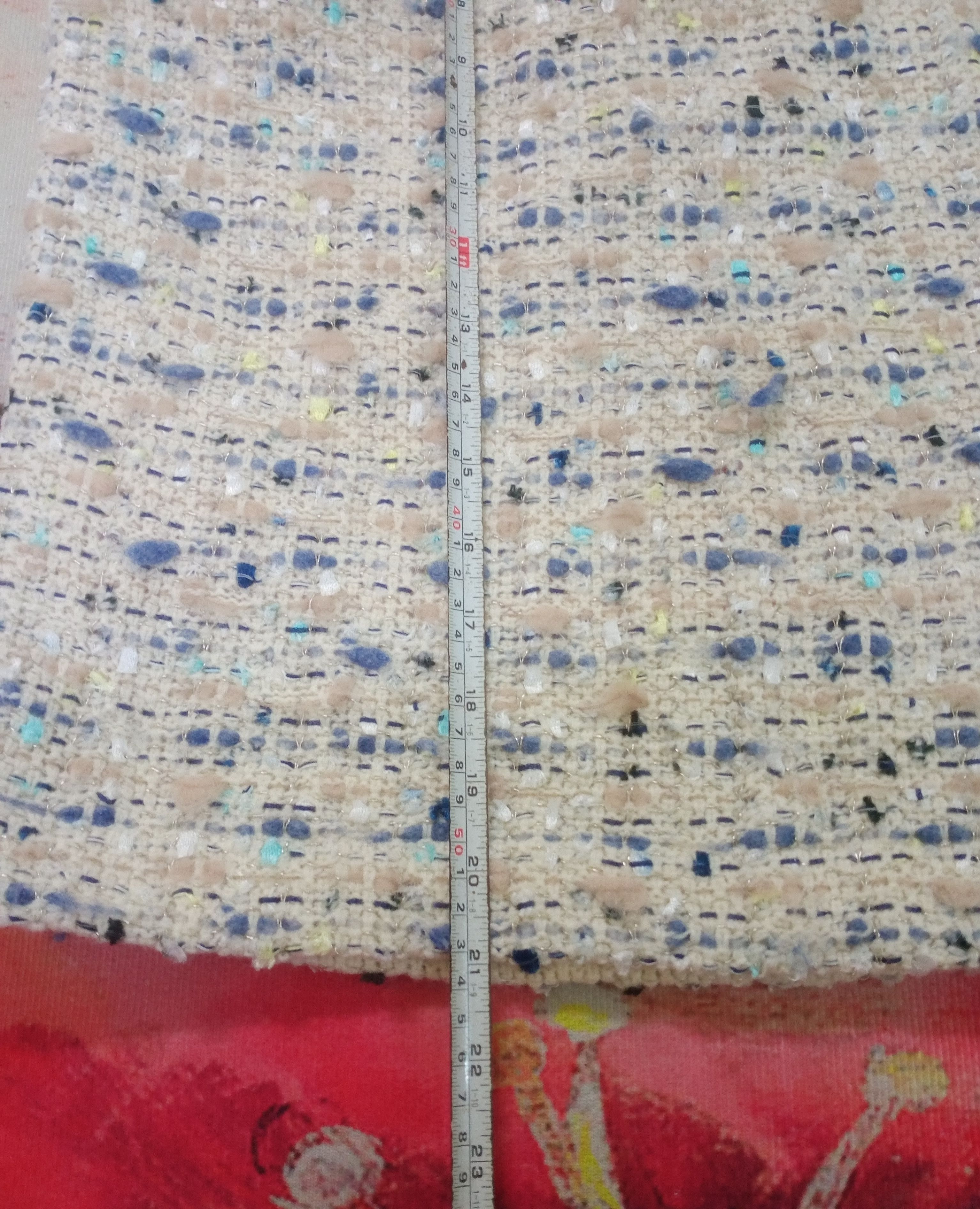 Japanese Brand × Vintage Rare Iconic COOHEM x Yonetomi Tweed Skirts Size 27" / US 4 / IT 40 - 6 Thumbnail