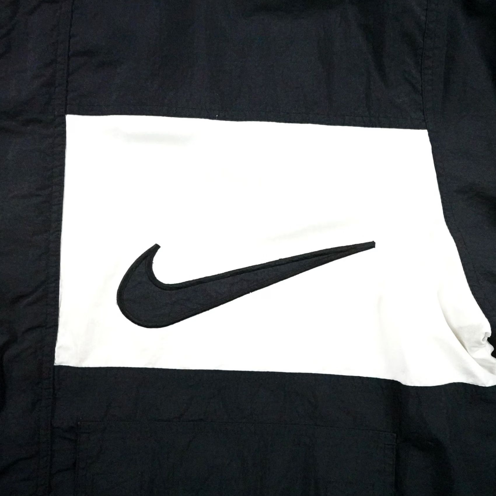 Nike Nike Parka Jacket Mens XL Black White Colorblock Insulated Quilted Full Zip Hooded Coat Size US XL / EU 56 / 4 - 3 Thumbnail