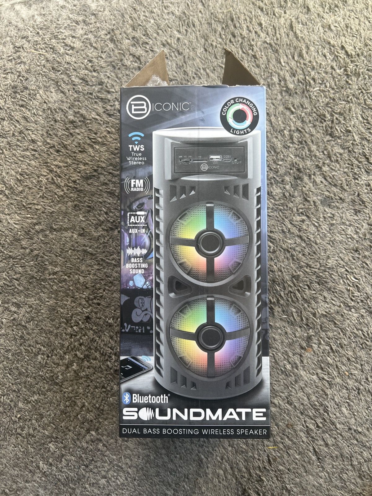 Hypebeast 2020 B Iconic Soundmate Dual Bass Boosting Wireless Speaker Size ONE SIZE - 1 Thumbnail