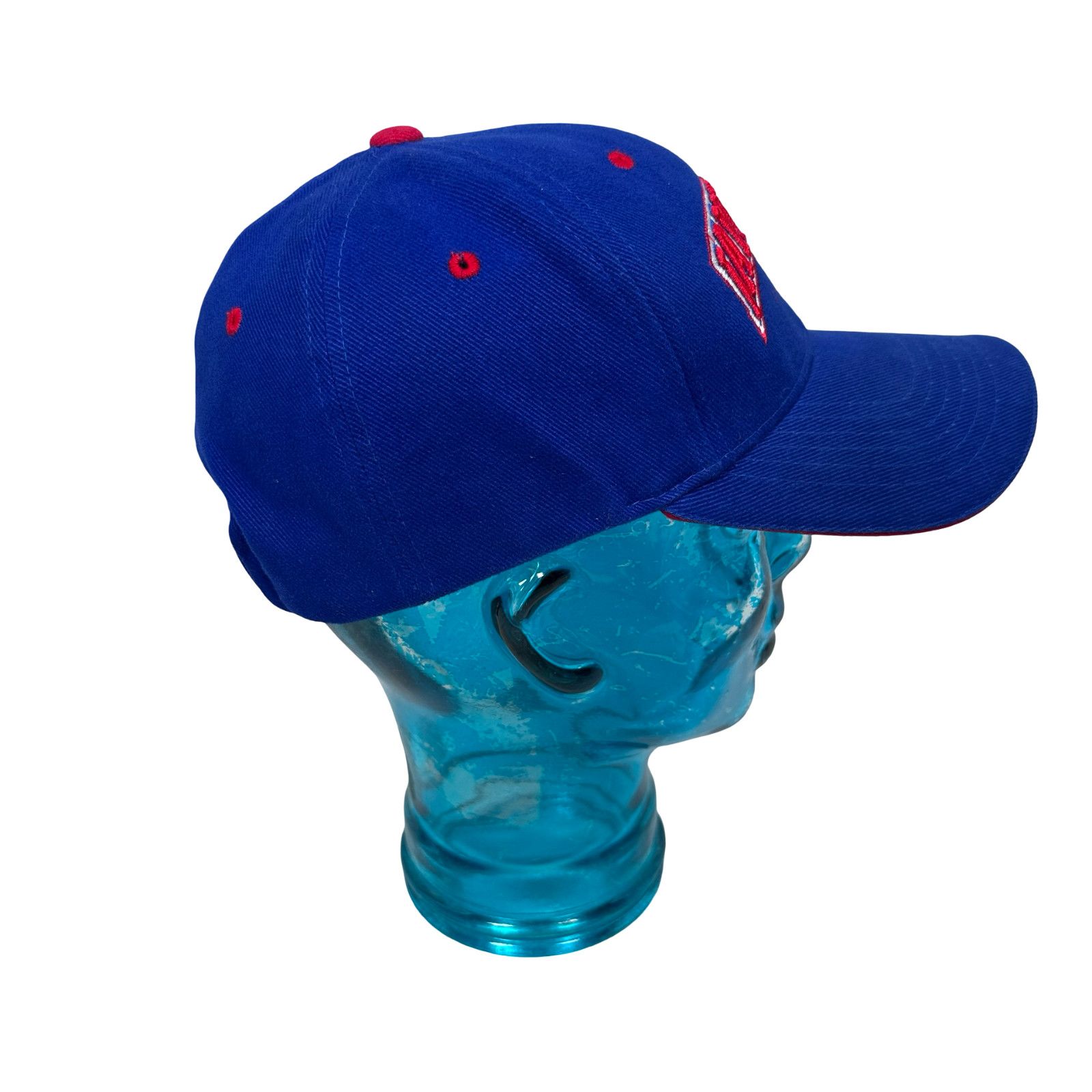 Starter Vintage Starter Kansas Jayhawks Strapback Hat Mens Blue Size ONE SIZE - 5 Thumbnail