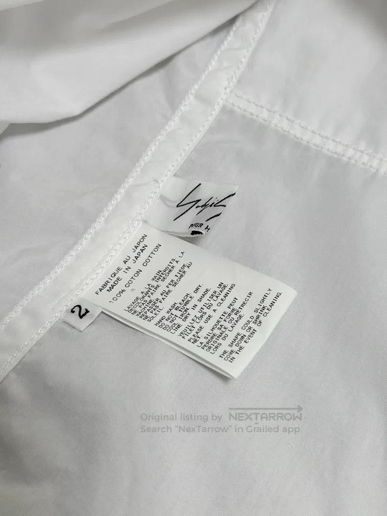 Yohji Yamamoto Yohji Yamamoto Main thread chain sewn collarless shirt| Size US M / EU 48-50 / 2 - 6 Thumbnail