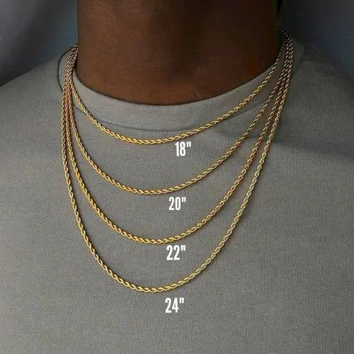 Other Silver Color 4MM Chain Necklace Size ONE SIZE - 4 Thumbnail