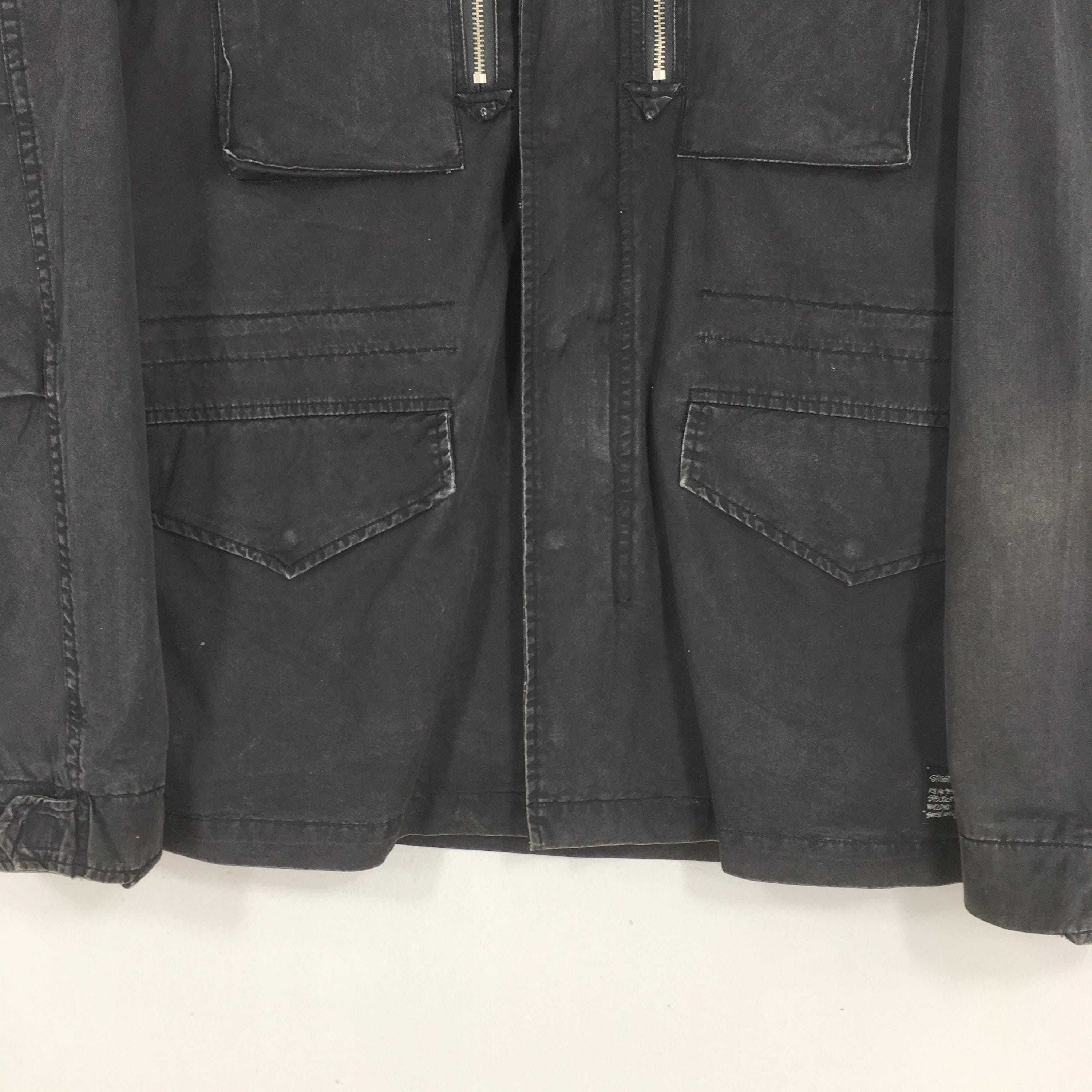 Stussy Vintage Y2K Stussy Gear Black M-65 Field Jacket Medium Size US M / EU 48-50 / 2 - 3 Thumbnail