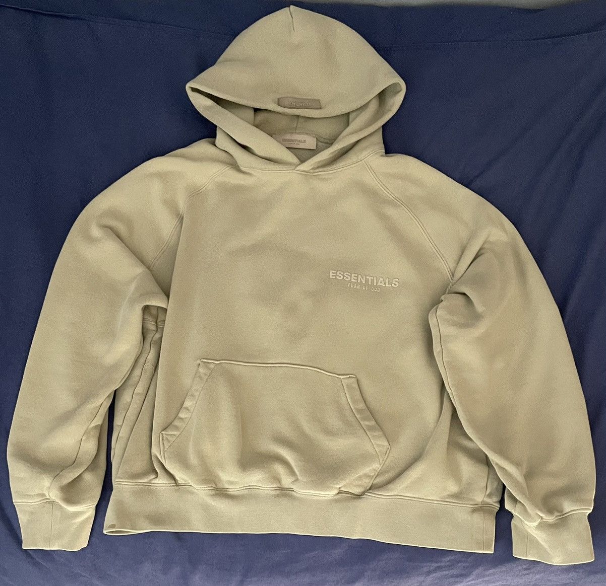 Essentials Sea foam essentials hoodie | Grailed