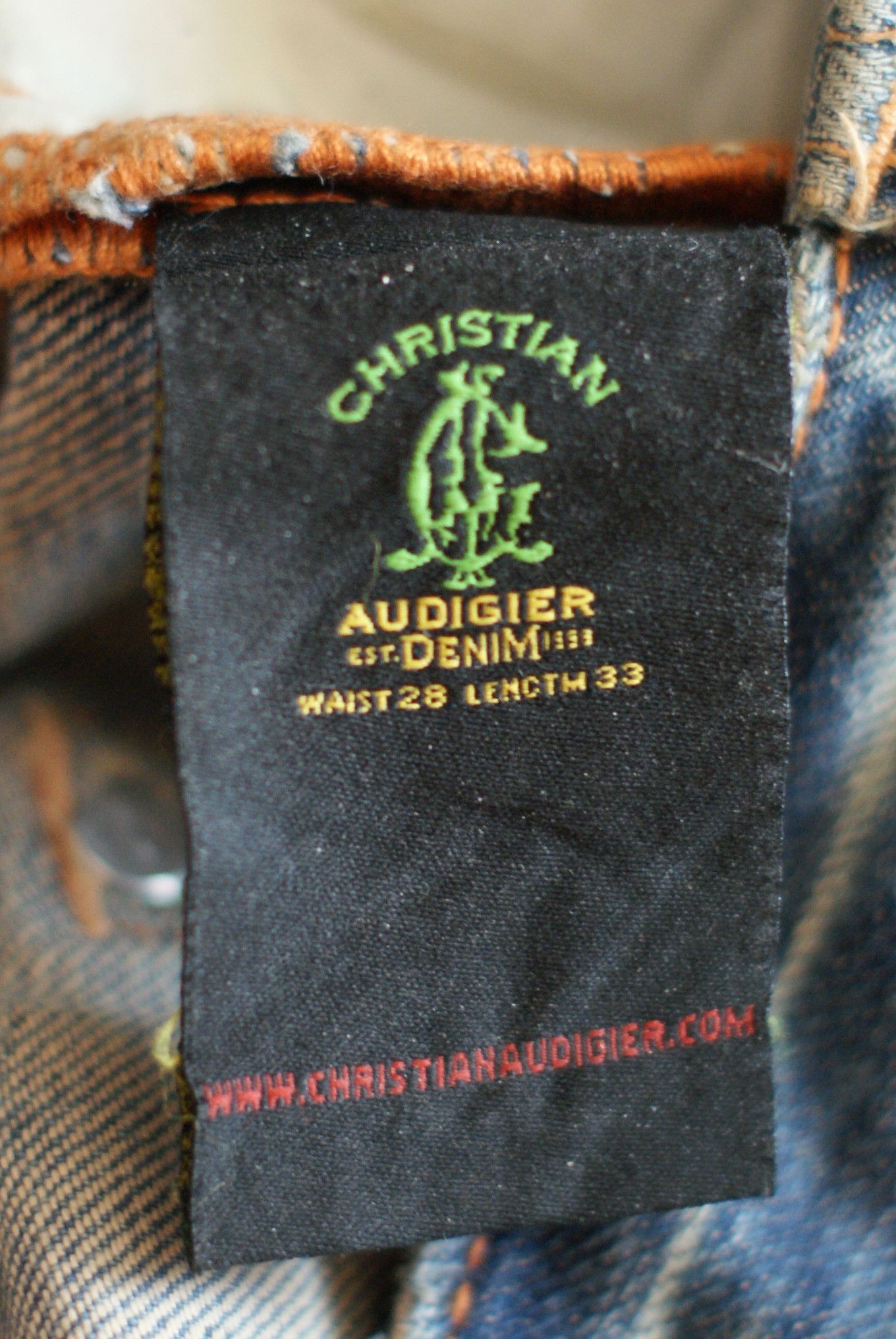 Christian Audigier Limited edition 28X33 Christian Audigier womens jeans skull Size 28" / US 6 / IT 42 - 8 Thumbnail