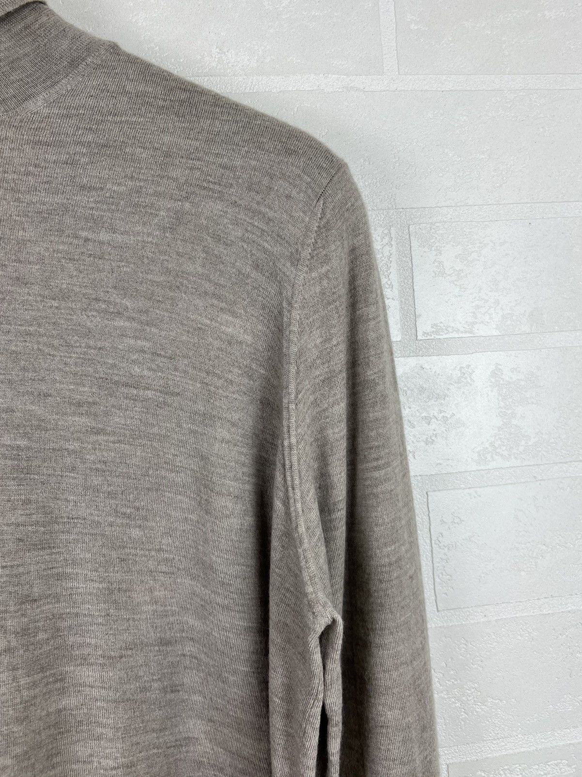 Brunello Cucinelli BRUNELLO CUCINELLI Sweater Turtleneck Cashmere/Wool Virgin Size US L / EU 52-54 / 3 - 12 Thumbnail