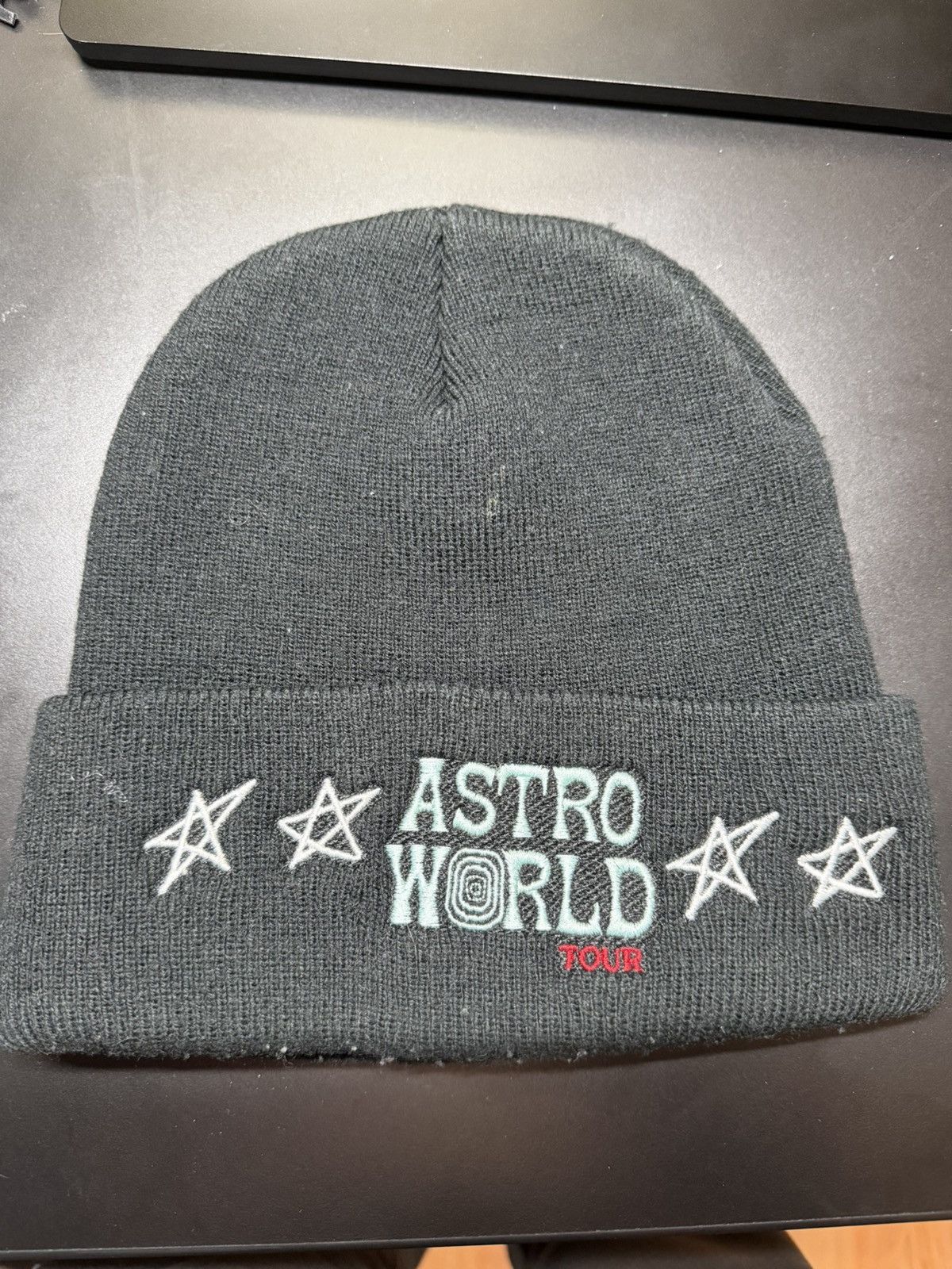 Travis Scott Travis Scott Astroworld Wish You Were Here Beanie Size ONE SIZE - 5 Thumbnail