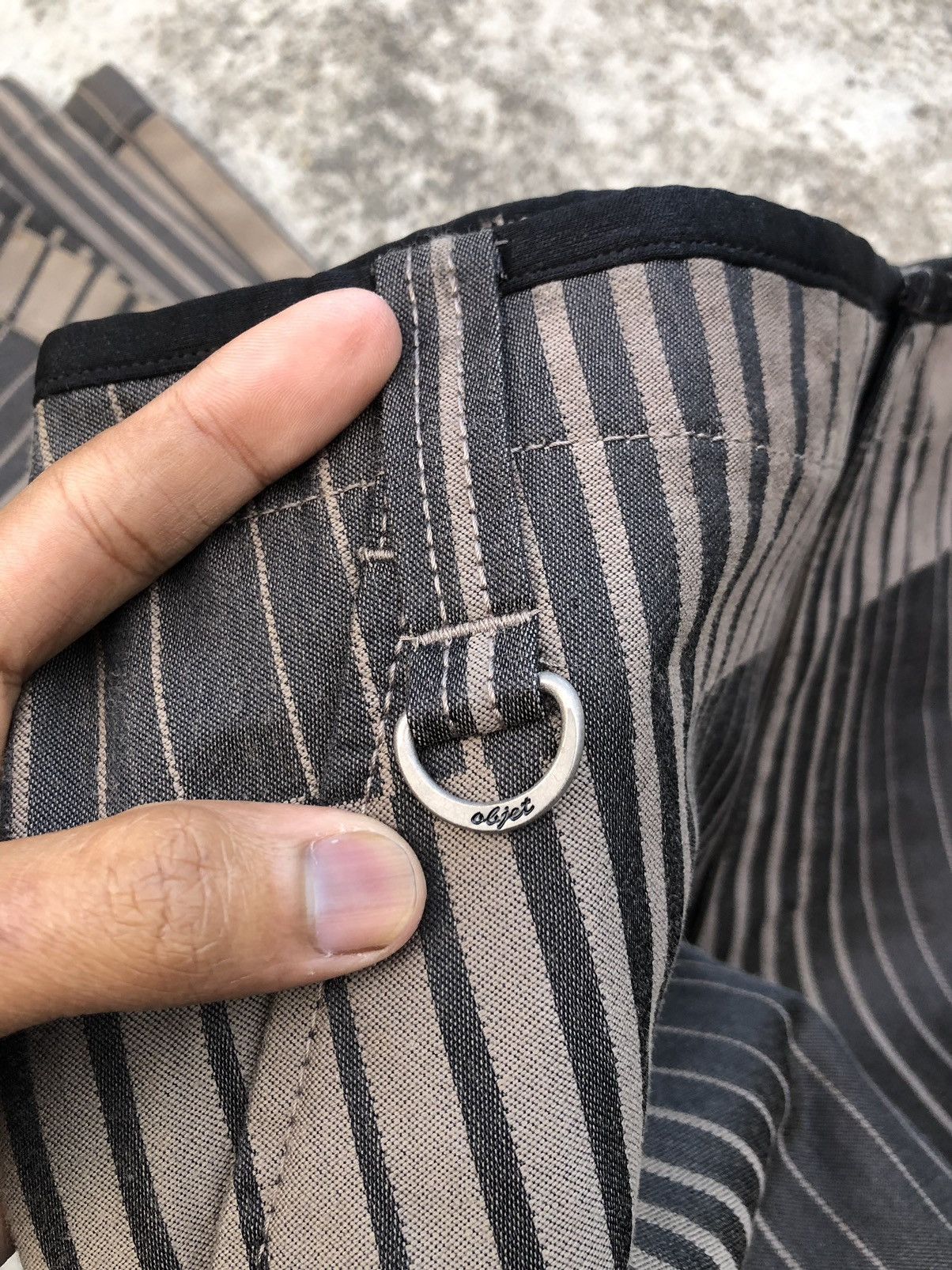 Gaultier Homme Objet × Jean Paul Gaultier STRIPED GOULTIER HOMME OBJECT PANT Size US 28 / EU 44 - 5 Thumbnail