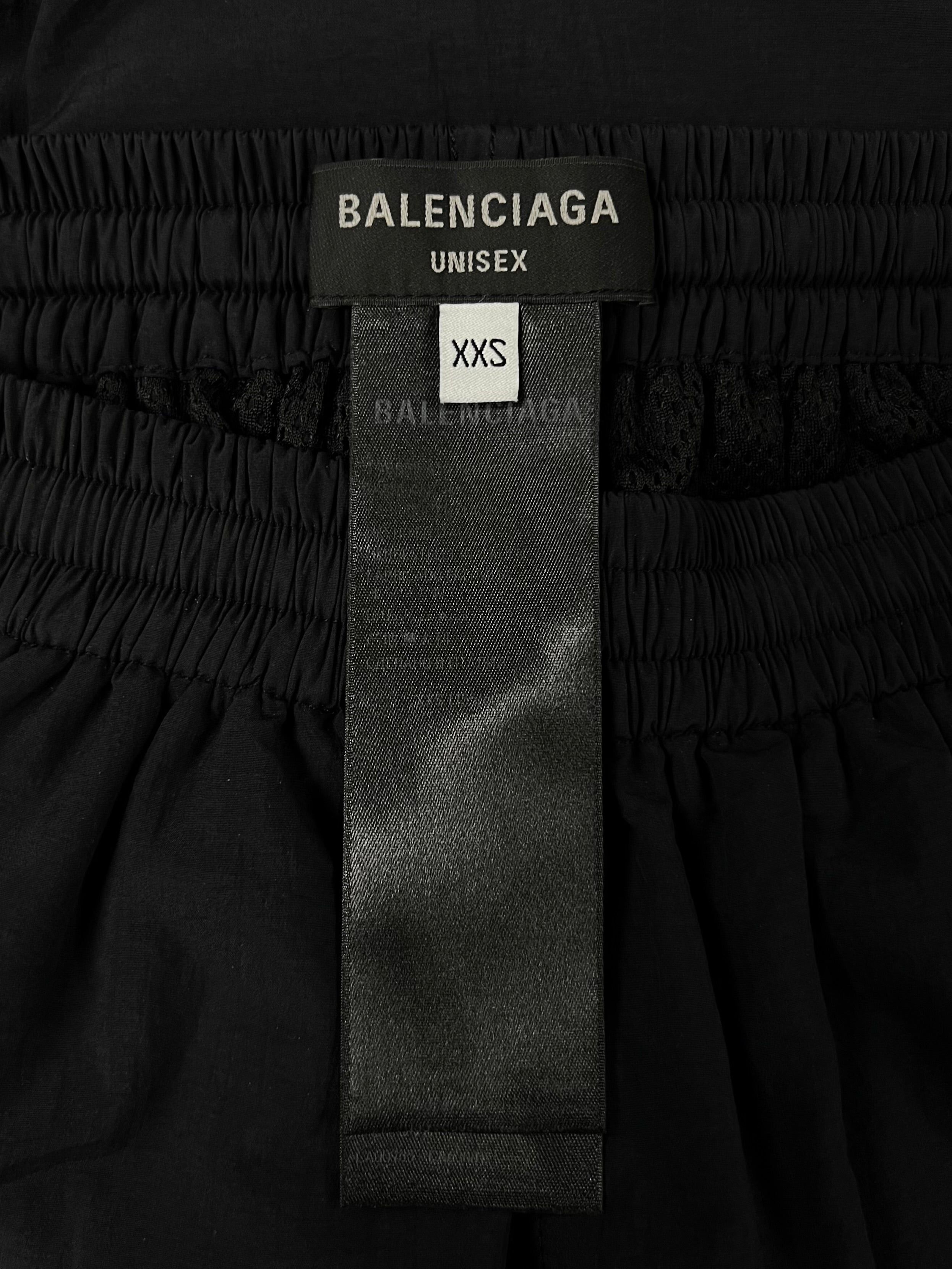 Balenciaga SS22 Balenciaga Nylon Contrast Logo Track Pants Size US 29 - 5 Thumbnail