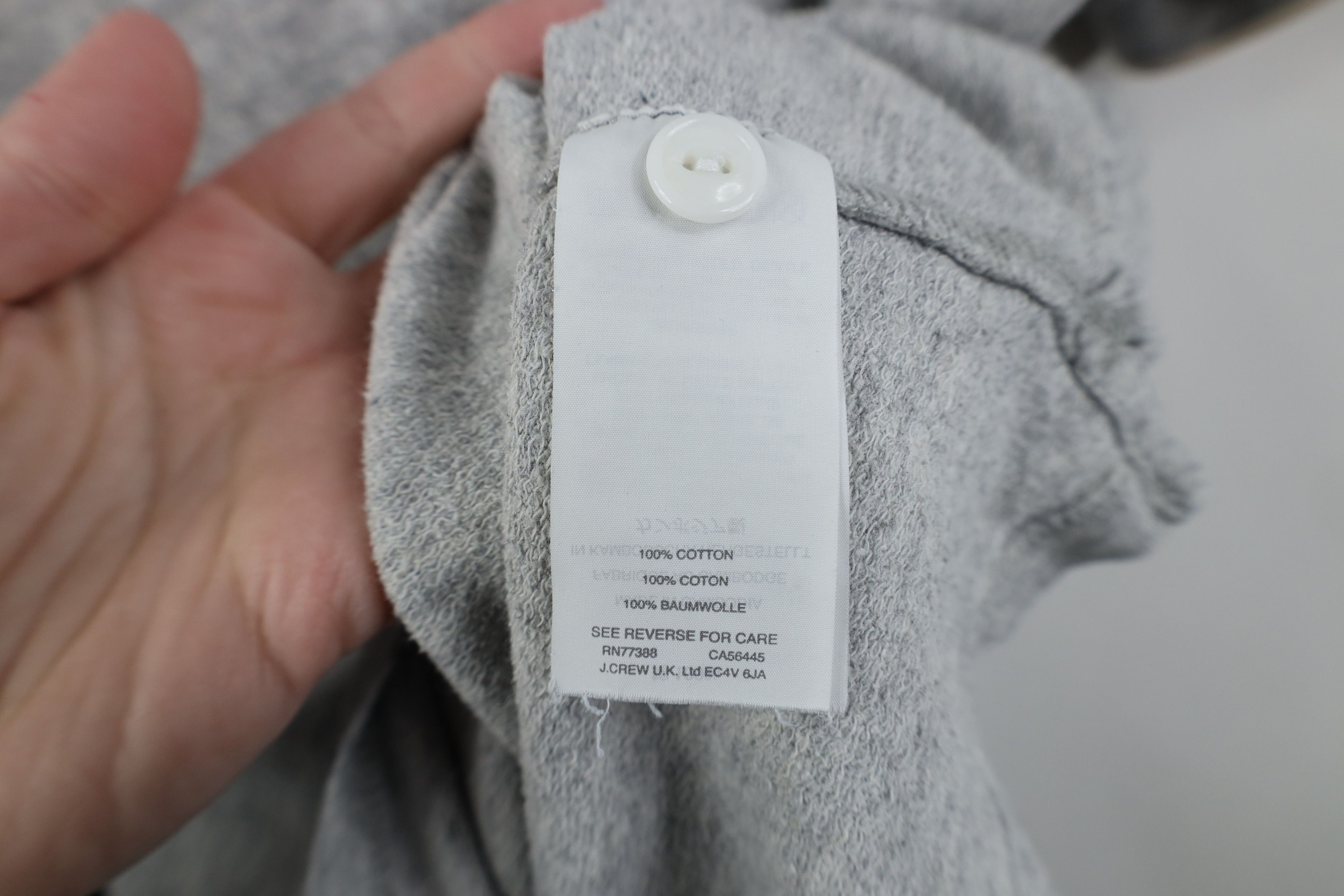 J.Crew J Crew Knit Goods Fit Jersey Cotton Knit Henley T-Shirt Gray Size US M / EU 48-50 / 2 - 8 Thumbnail