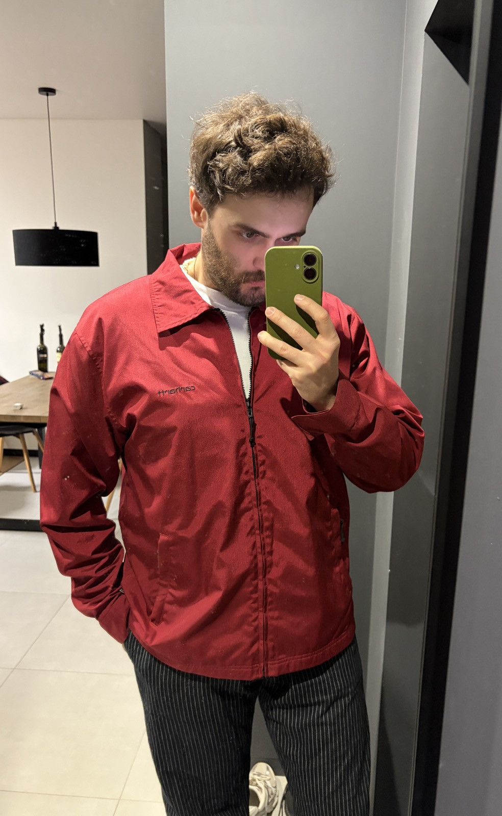 Carhartt Carhartt CORDURA Red Work Jacket Windbreaker Size US XL / EU 56 / 4 - 4 Thumbnail